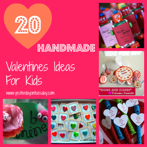 Valentine Gift Ideas For Child
 20 Handmade Valentines for Kids