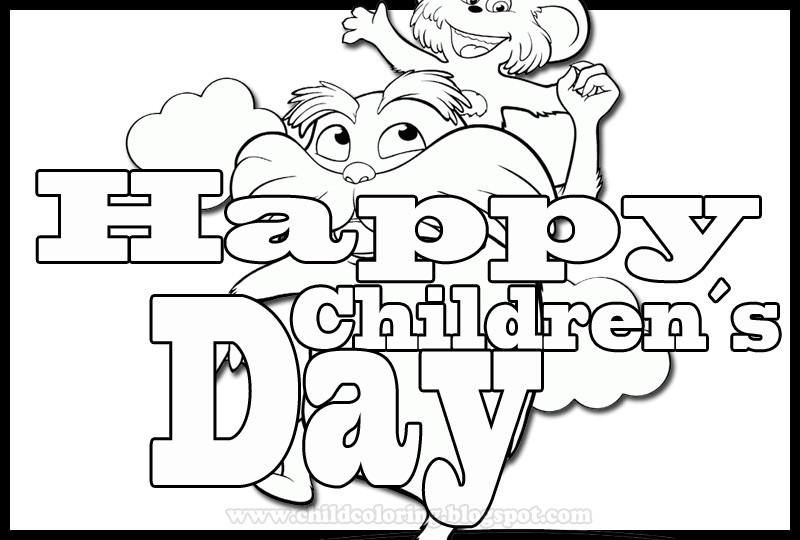 Valentine'S Day Coloring Pages For Kids
 Childrens Day Coloring Pages