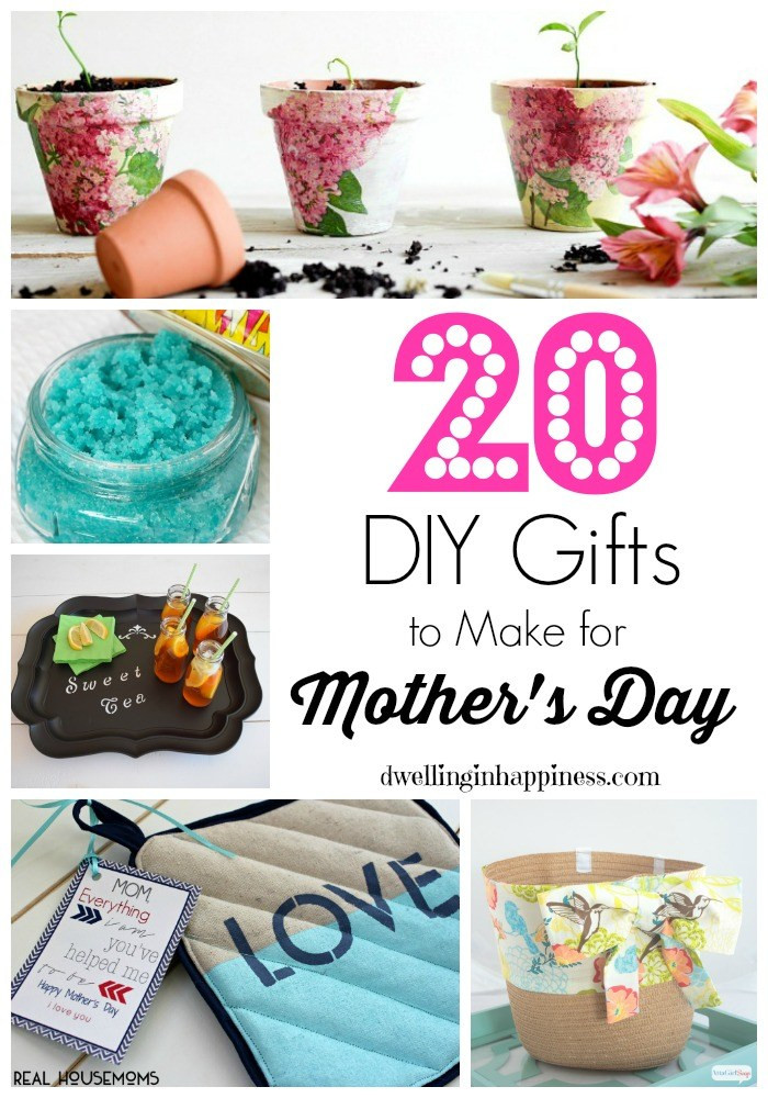 Valentine'S Day Gift Ideas For Mom
 20 DIY Gifts to Make for Mother s Day Dwelling In Happiness