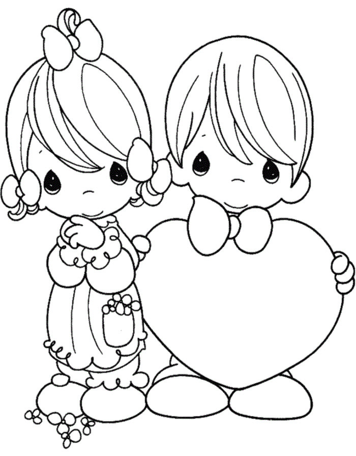 Valentines Coloring Sheets For Kids
 Free Printable Valentine Coloring Pages For Kids