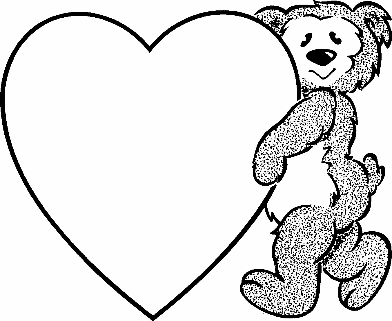 Valentines Coloring Sheets For Kids
 Free Printable Valentine Coloring Pages For Kids