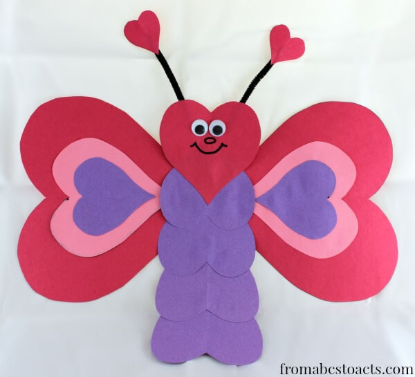 Best ideas about Valentines Craft Ideas For Preschoolers
. Save or Pin Valentine Crafts for Kids Heart Shaped Butterfly Now.