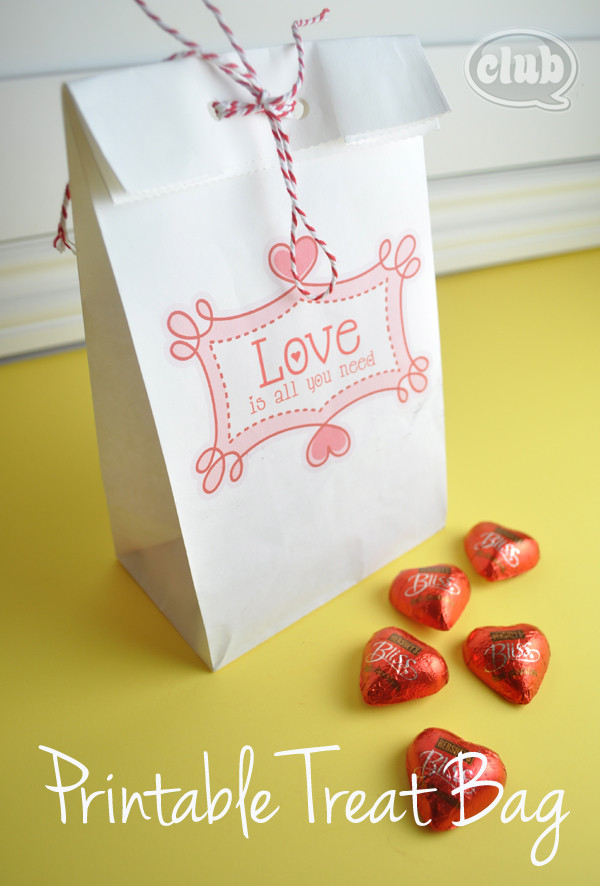 Valentines Gift Bag Ideas
 How to Print on Paper Bags with Free Printable