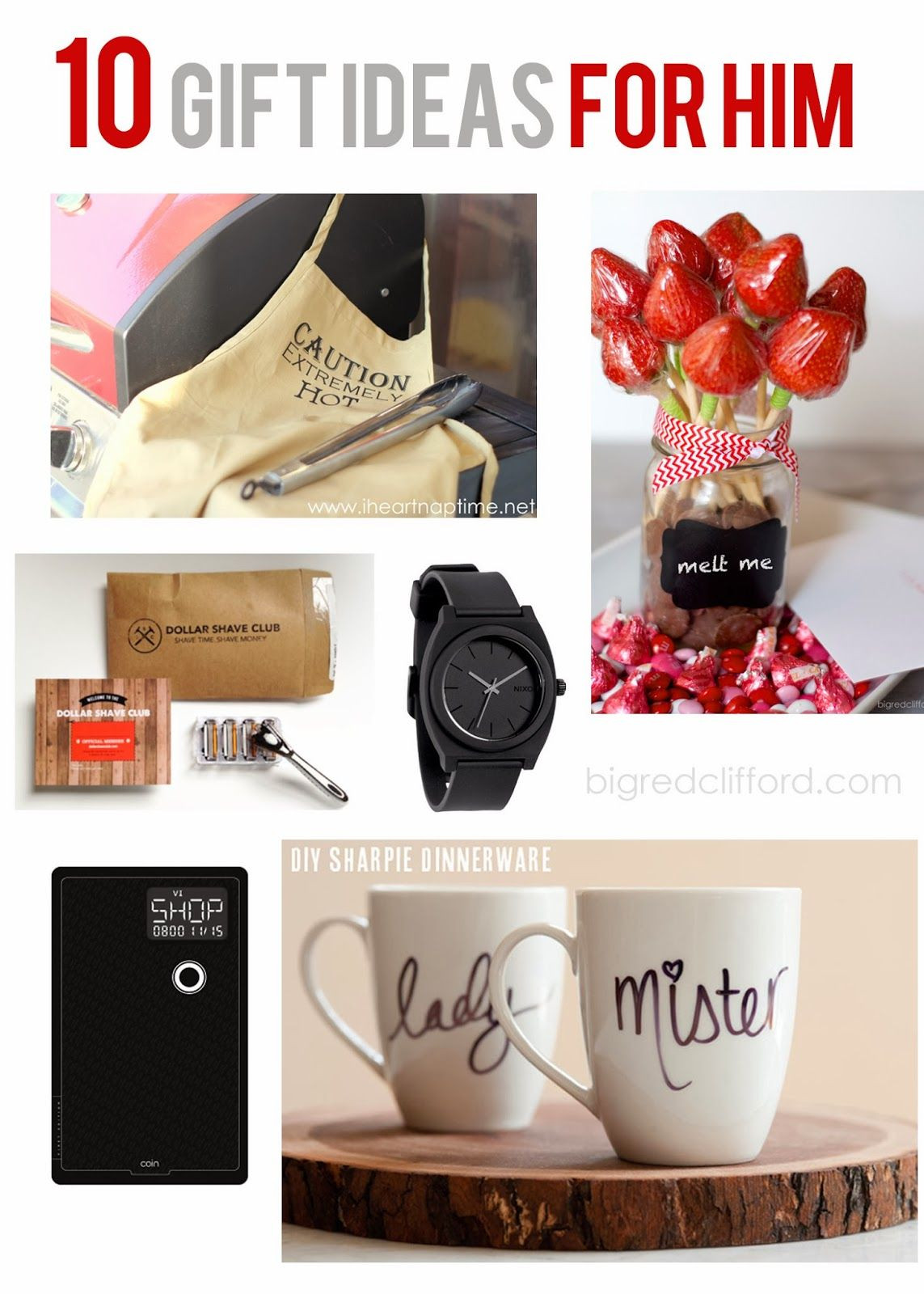 Valentines Gift Ideas For Men
 valentines ideas for HIM DIY and quick grabs you