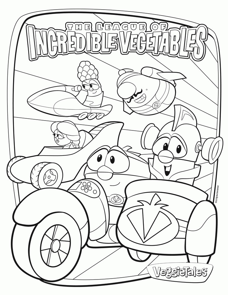 Veggietales Coloring Pages
 Veggie Tales Coloring Page Coloring Home