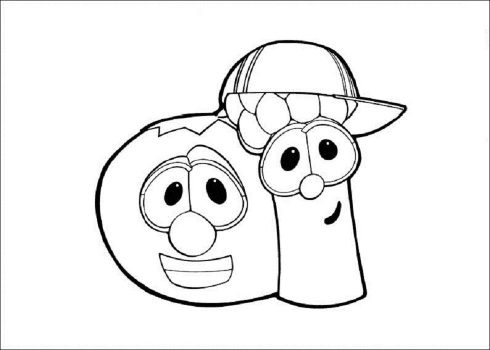 Veggietales Coloring Pages
 Free Printable Veggie Tales Coloring Pages For Kids