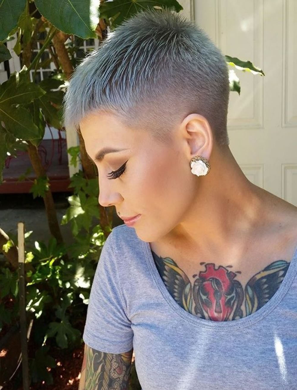 Very Short Shaved Womens Haircuts
 Very Short Pixie Haircut Tutorial & for Glorious