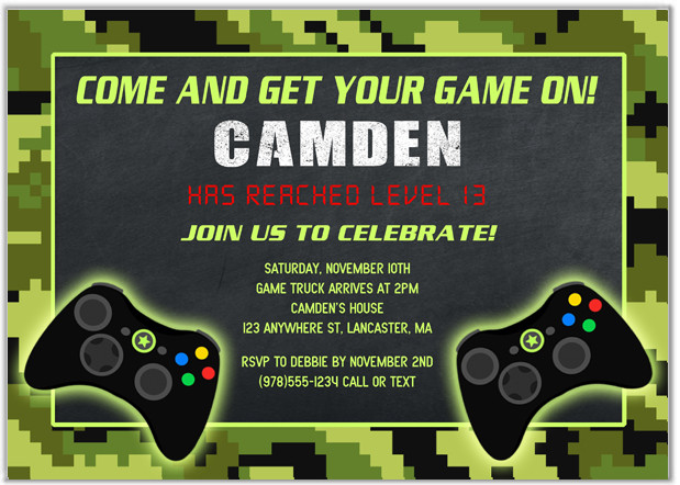 Best ideas about Video Game Birthday Invitations
. Save or Pin Video Game Birthday Party Invitations Now.