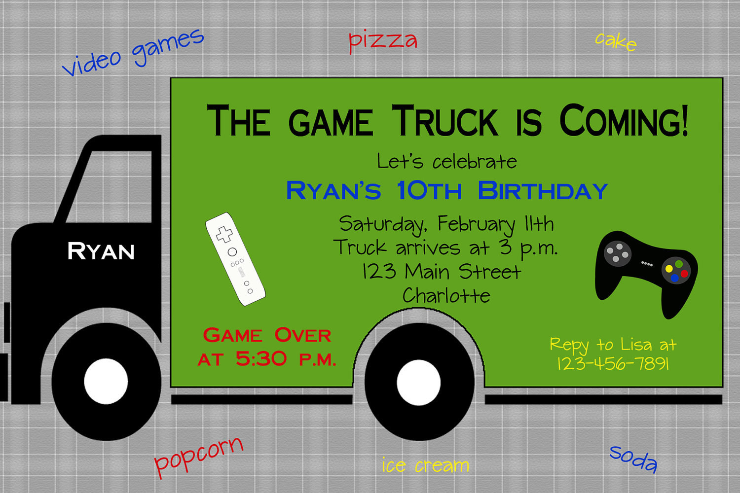 Best ideas about Video Game Birthday Invitations
. Save or Pin Boys Party Ideas GameTruck on Pinterest Now.