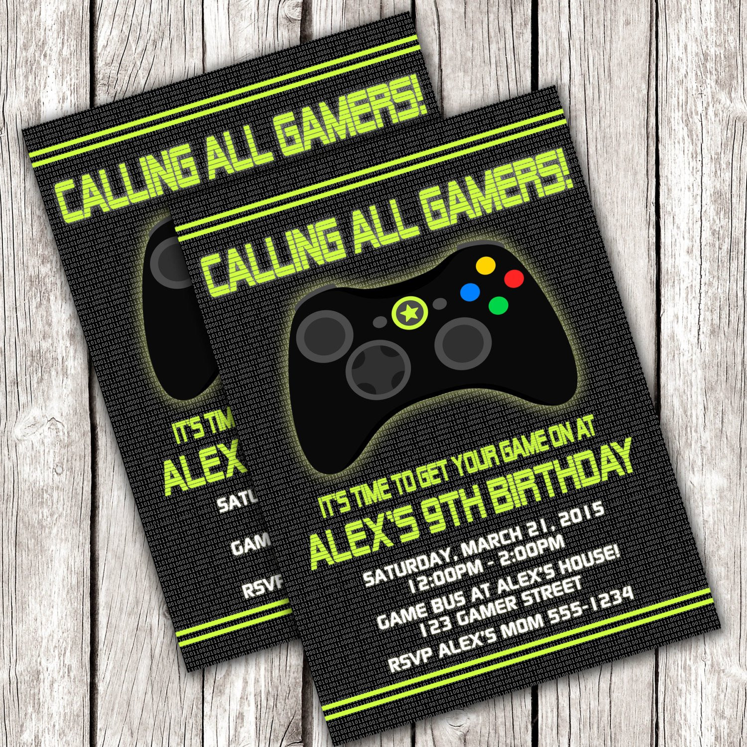 Best ideas about Video Game Birthday Invitations
. Save or Pin Gamer Invitation Video Game Birthday Party DIY Printable Now.