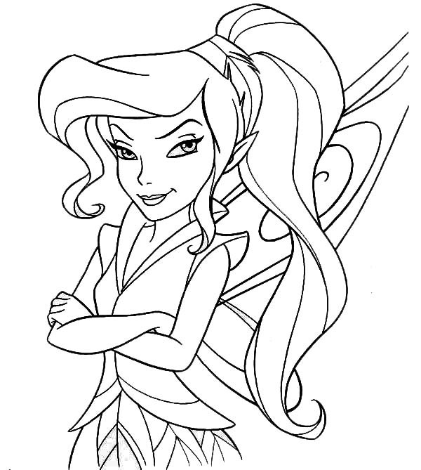 Vidia Coloring Pages For Girls
 Pixie Dixie Free Colouring Pages