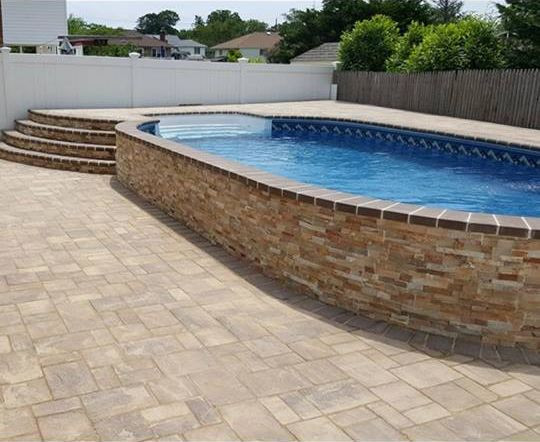 Best ideas about Walk In Steps For Above Ground Pool
. Save or Pin Radiant 12x24 Semi Inground Oval with walk in steps and Now.