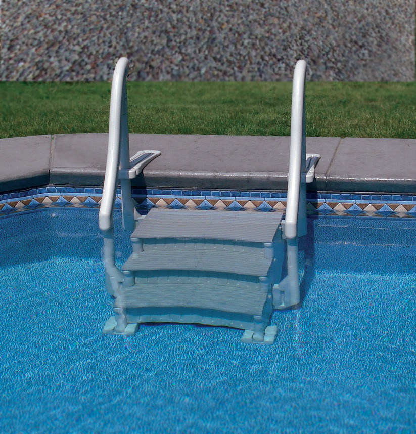 Best ideas about Walk In Steps For Above Ground Pool
. Save or Pin In Ground Pool Stairs Now.