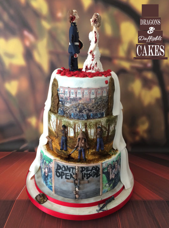 Best ideas about Walking Dead Birthday Cake . Save or Pin The walking dead wedding cake cake by Dragons and Now.