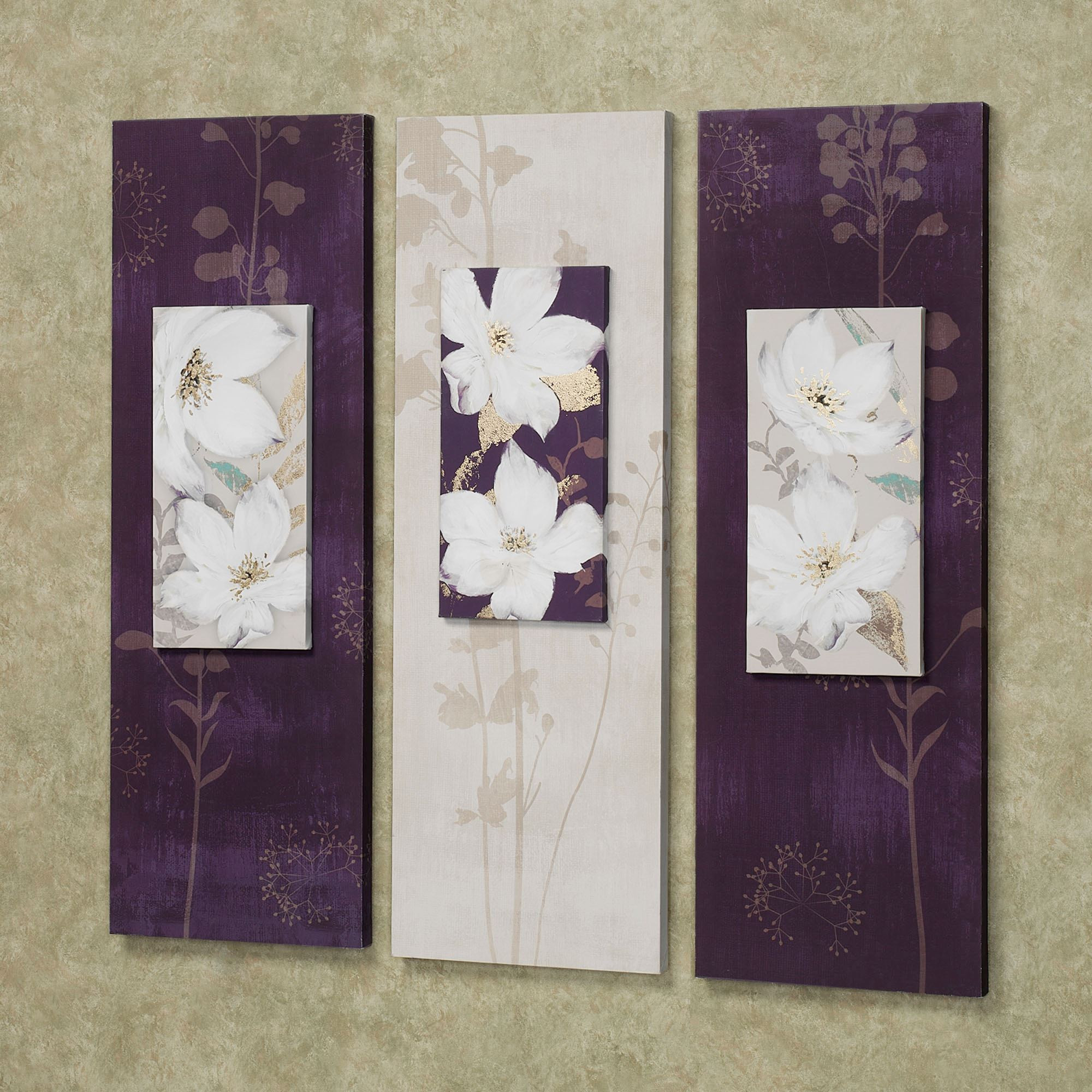 Best ideas about Wall Art Canvas
. Save or Pin Garden Dance Floral Canvas Wall Art Set Now.