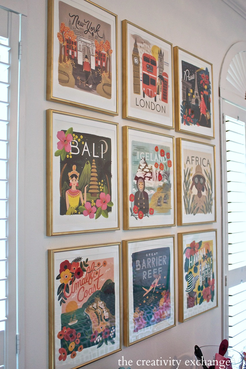 Best ideas about Wall Art Prints
. Save or Pin 2016 Rifle Paper Co Frameable Calendars and Gallery Wall Now.