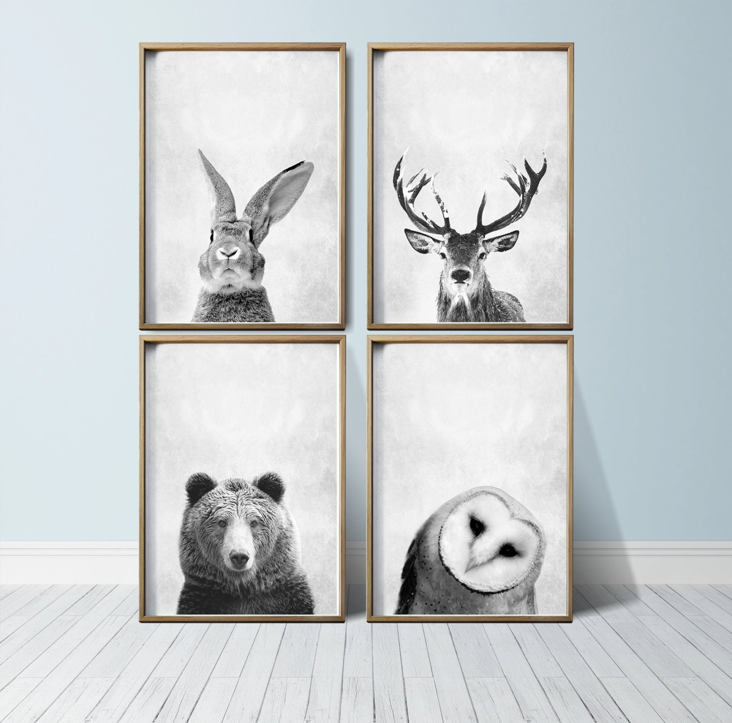 Best ideas about Wall Art Prints
. Save or Pin Nursery Wall Art Animal Print Art Woodland Nursery Decor Now.