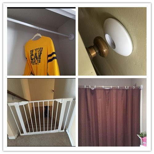 Best ideas about Wall Mounted Baby Gate
. Save or Pin Baby Gates Wall Pads 4 Pack Guard Safety Indoor Gate Now.