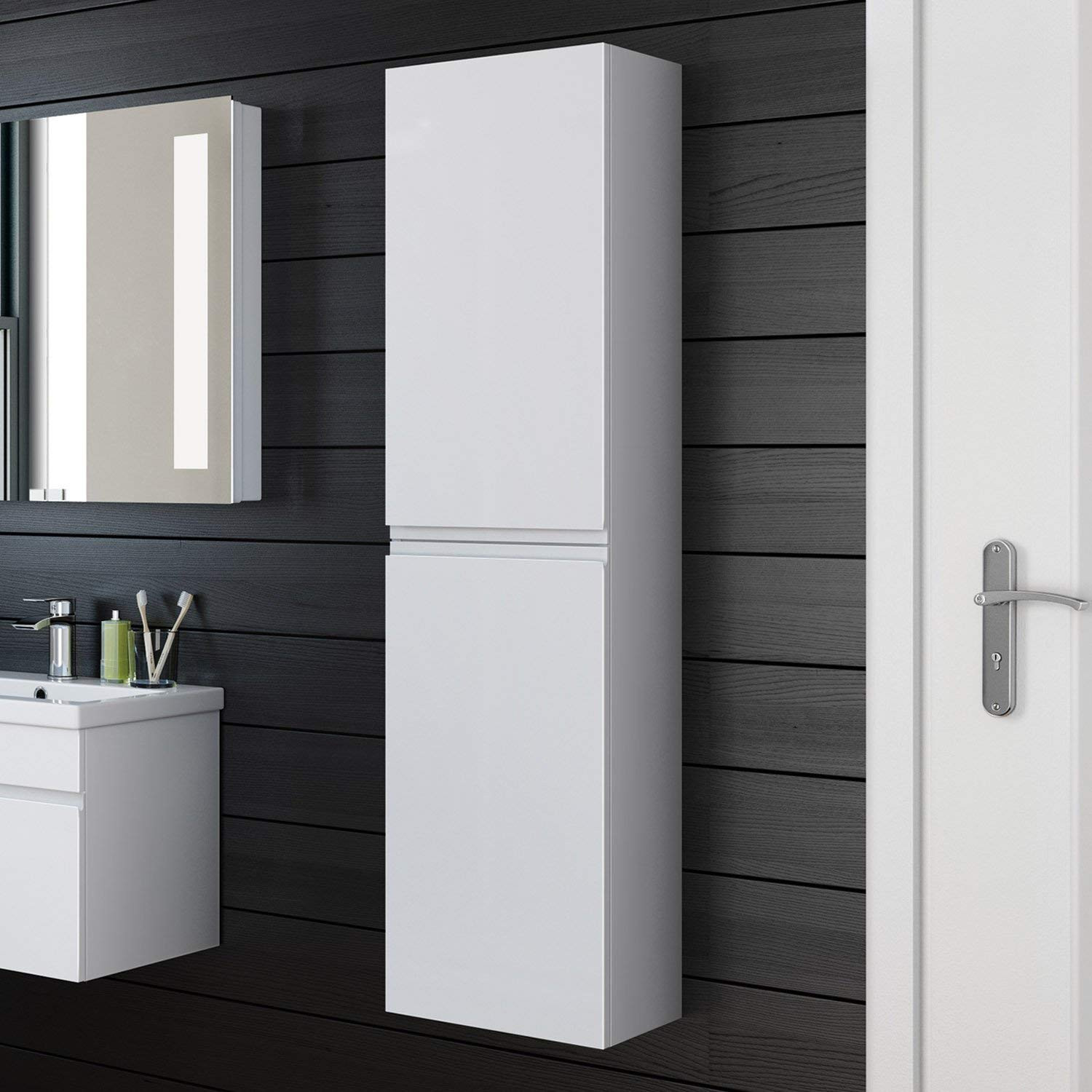 Best ideas about Wall Mounted Bathroom Cabinets
. Save or Pin Wall Mounted Bathroom Cabinets White Gloss – Cabinets Matttroy Now.