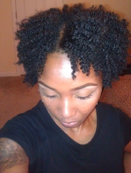 Wash And Go Natural Hairstyles
 Jenell s curly wash and go natural hairstyle
