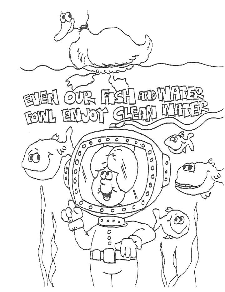 Water Coloring Books For Toddlers
 Water Conservation Coloring Pages AZ Coloring Pages