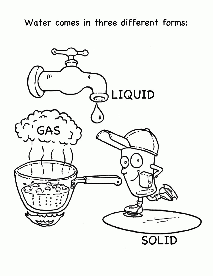 Water Coloring Pages
 Water Conservation For Kids Coloring Pages Coloring Home