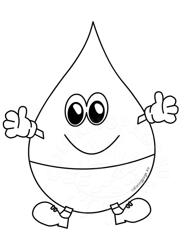 Water Coloring Pages
 Water Drop coloring Download Water Drop coloring