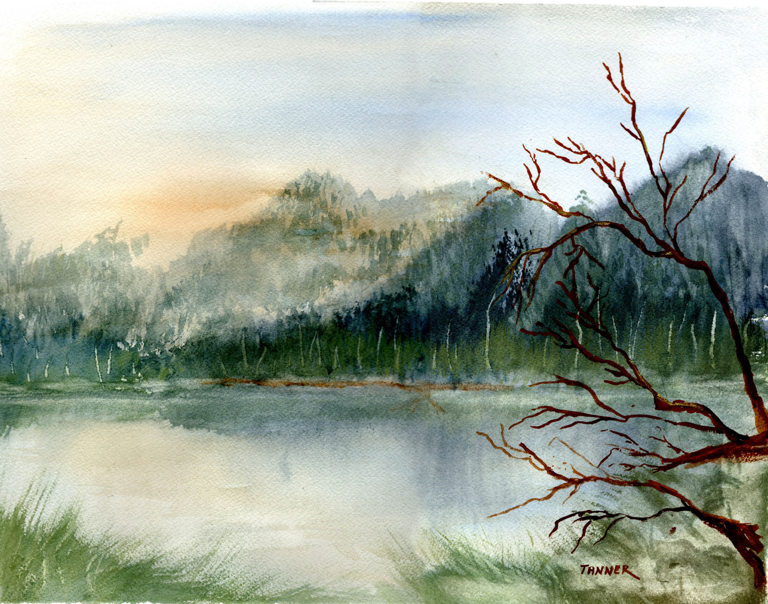 Best ideas about Watercolor Painting Landscape
. Save or Pin Watercolor Print Landscape Watercolor by WindingRoadGallery Now.
