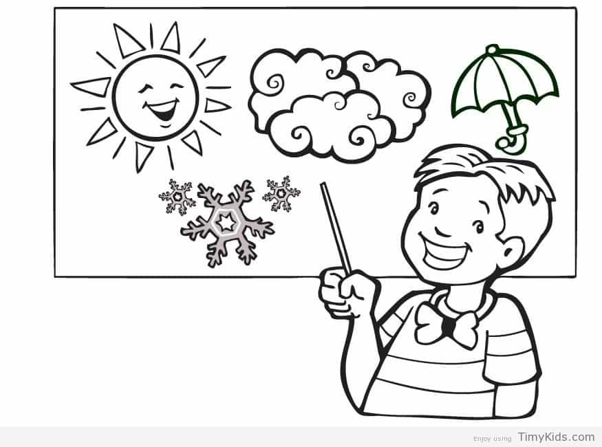 Weather Coloring Pages
 weather coloring page