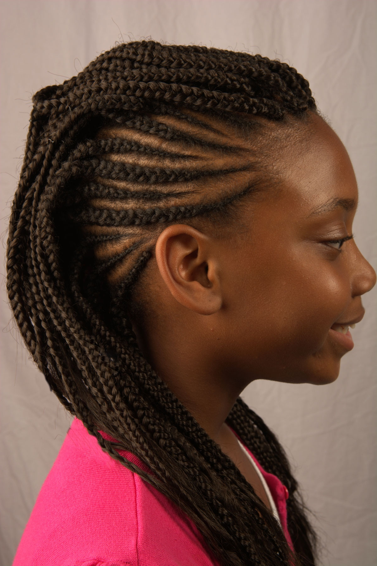 Weave Braids Hairstyles For Kids
 Cornrows With Extensions For Kids