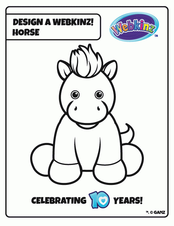 Webkinz Printable Coloring Sheets
 Webkinz Coloring Pages To Print Out Coloring Home