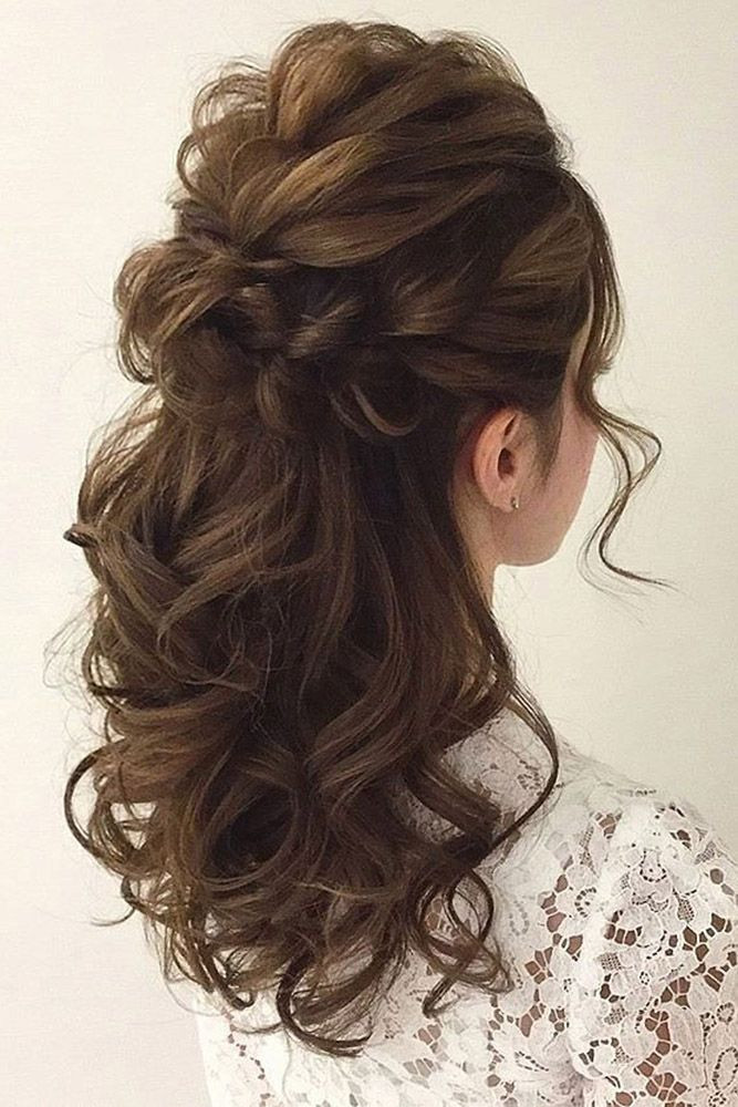 Best ideas about Wedding Bride Hairstyle
. Save or Pin Wedding Hairstyles Wedding Hair Half Up Ideas weddings Now.