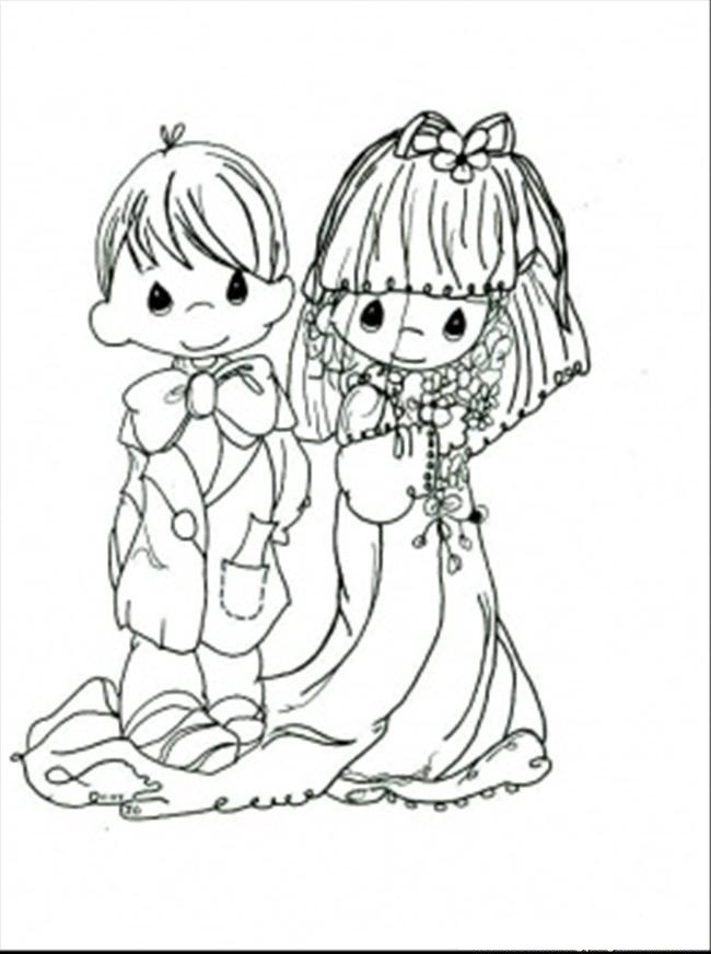 Wedding Coloring Book
 Free Printable Precious Moments Coloring Pages For Kids