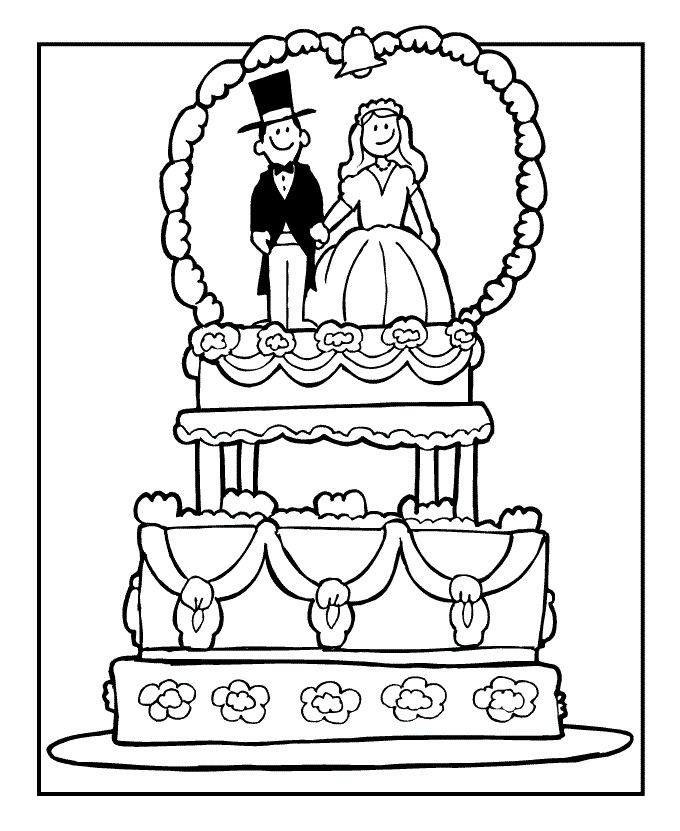 Wedding Coloring Book
 Wedding Coloring Pages For Children Coloring Home