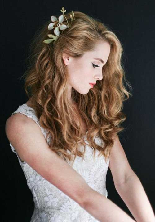 Wedding Curly Hairstyle
 25 Simple Bridal Hairstyles