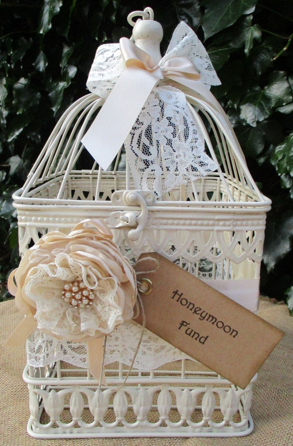 Wedding Gift Cards Ideas
 Birdcage Wedding Post Box Card Holder