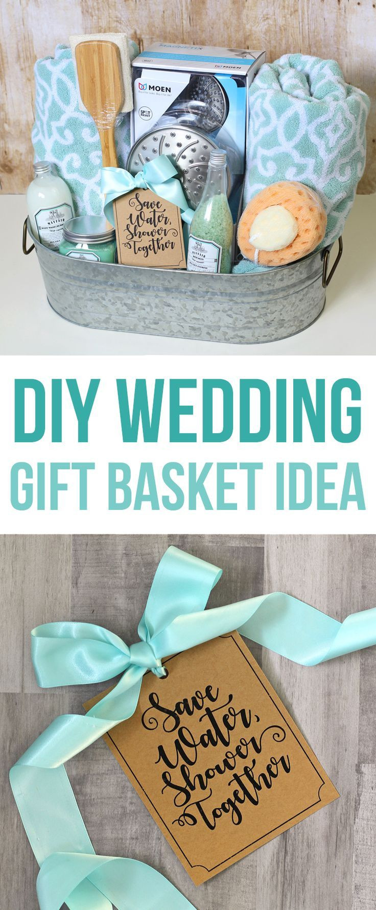 Best ideas about Wedding Gift DIY
. Save or Pin DIY wedding t basket with printable tag Amazing Diy Now.
