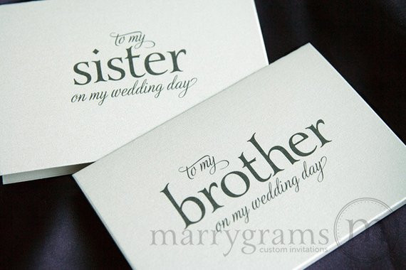 Wedding Gift Ideas For Brother
 Wedding Gift For Sister And Brother In Law Gift Ftempo