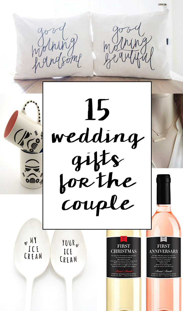 Best ideas about Wedding Gift Ideas For Couple
. Save or Pin 15 Sentimental Wedding Gifts for the Couple Now.