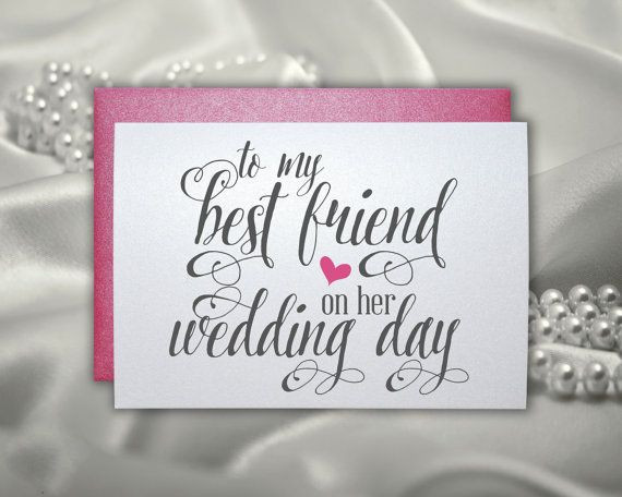 Best ideas about Wedding Gift Ideas For Friends
. Save or Pin Wedding t card for best friend wedding bridal shower Now.