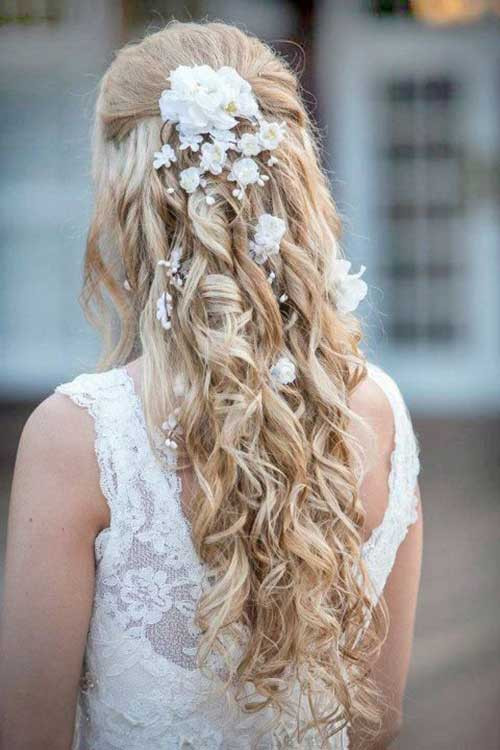 Wedding Hairstyle With Flowers
 25 Hair Styles for Brides