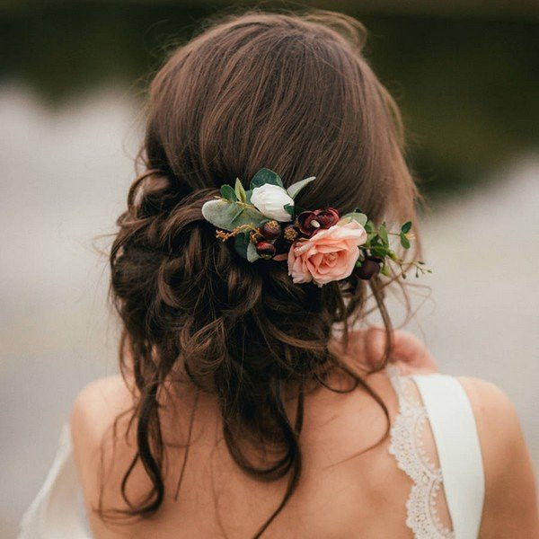 Wedding Hairstyle With Flowers
 18 Trending Wedding Hairstyles with Flowers Page 3 of 3