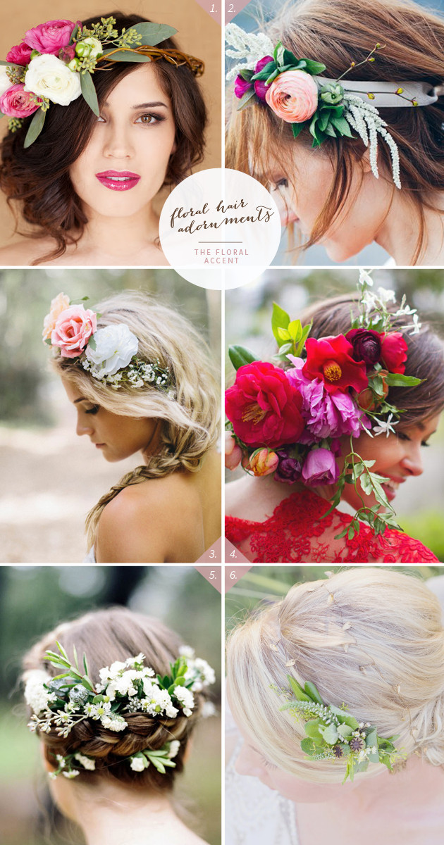 Wedding Hairstyle With Flowers
 46 Romantic Wedding Hairstyles with Flower Crown DIY