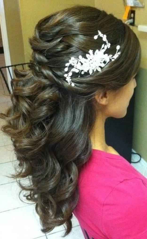 Best ideas about Wedding Hairstyles Half Up Half Down
. Save or Pin Half Up and Half Down Bridal Hairstyles Women Hairstyles Now.