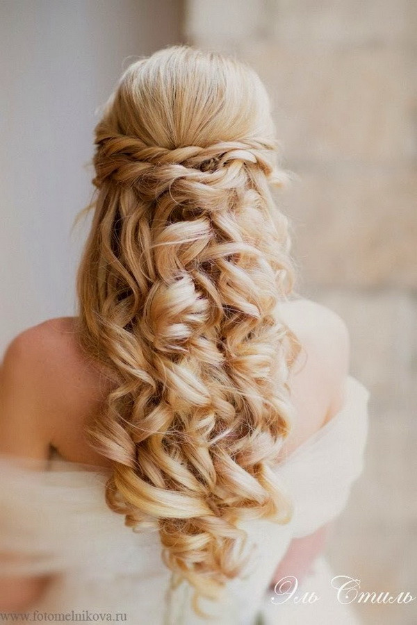 Best ideas about Wedding Hairstyles Half Up Half Down
. Save or Pin Elegant Wedding Hairstyles Half Up Half Down Now.