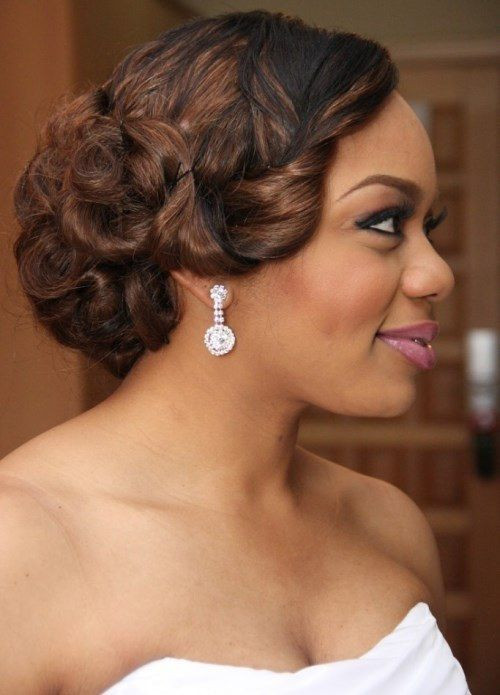 Wedding Hairstyles Pinterest
 20 Wedding Hairstyles For Black Women