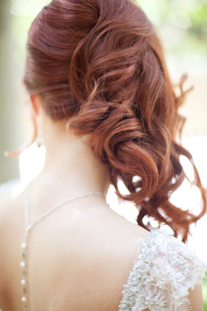 Wedding Hairstyles To The Side
 Side Swept Wedding Hairstyles To Inspire Mon Cheri Bridals