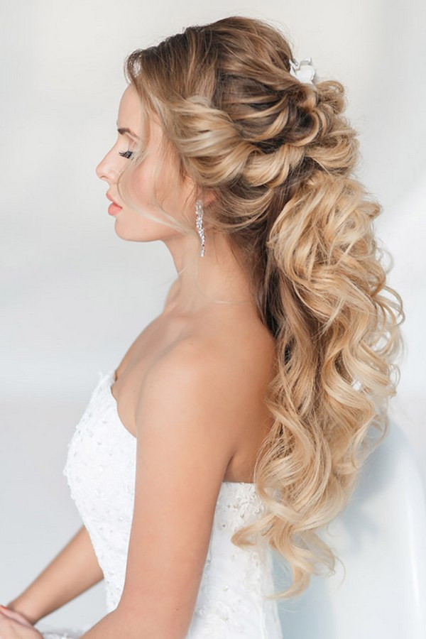 Wedding Hairstyles Up Or Down
 40 Stunning Half Up Half Down Wedding Hairstyles with