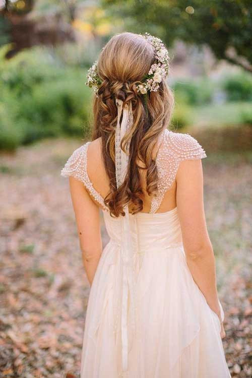 Wedding Hairstyles Up Or Down
 15 Half Up Half Down Bridal Hair