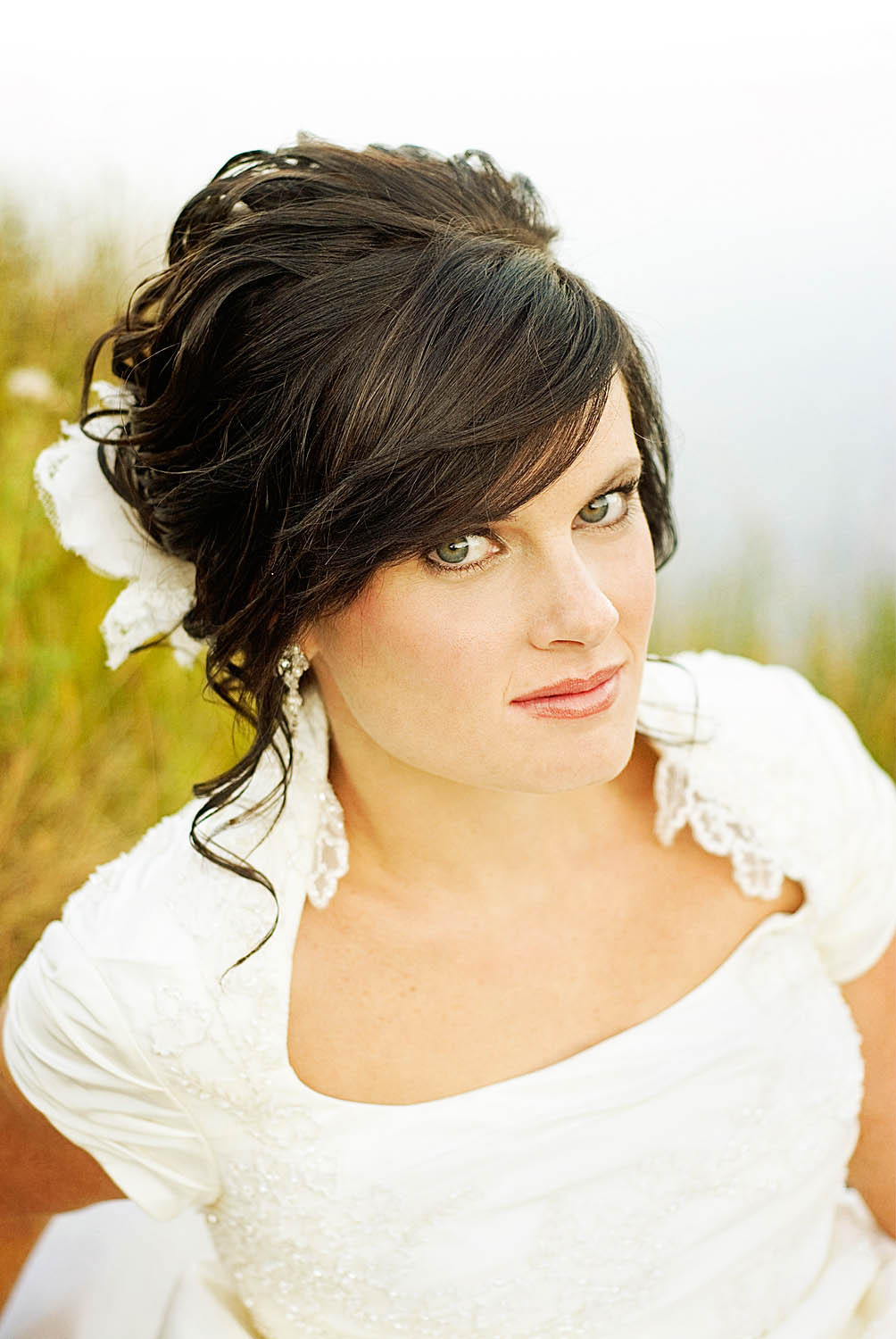 Wedding Hairstyles With Bangs
 Hair and Make up by Steph How to Incorporate Your Bangs